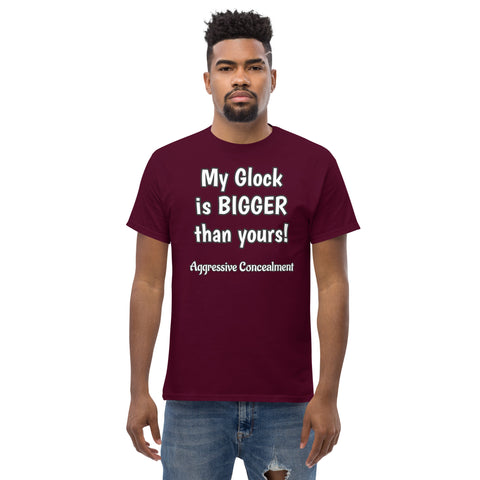Aggressive Concealment my glock Men's classic tee