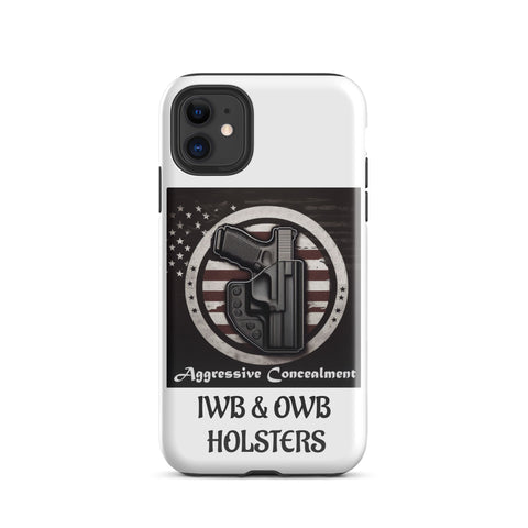 Aggressive Concealment logo Tough Case for iPhone®
