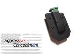 Aggressive Concealment P17SMP Kydex Single Mag Pouch for Kel-tec P17 magazine