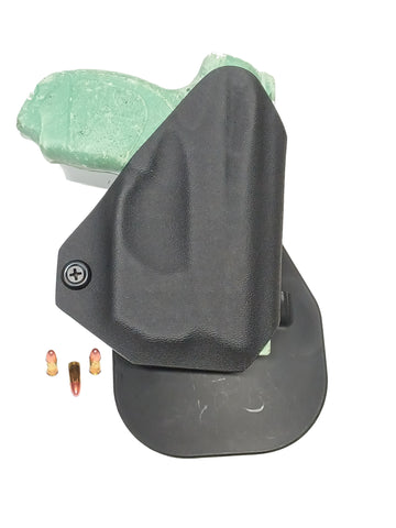 Aggressive Concealment TSPECAOWB OWB Kydex Paddle Holster fits Taurus Spectrum 380 w/TR21 Armalaser