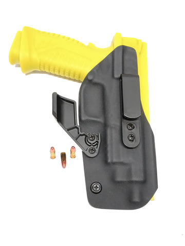 Aggressive Concealment XDMEIWBLPT Tuckable IWB Kydex Holster Springfield XDM Elite 4.5 9/10 mm