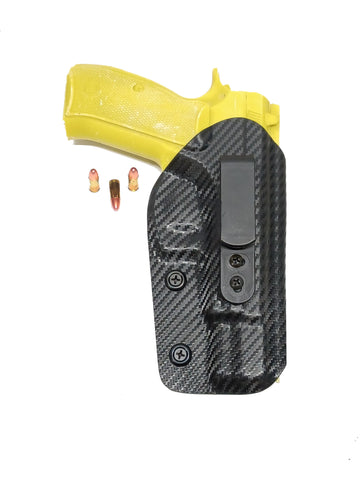 Aggressive Concealment Inside Tuckable IWB Kydex Concealment Holster CZ Usa 75B