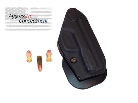 Aggressive Concealment XDM40OWB Outside the waistband Kydex Holster fits Springfield XDM 3.8 40 S&W