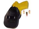 Aggressive Concealment outside the waistband paddle holster for Kel-Tec P32/P3AT w/TR1 Armalaser