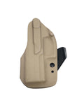 Aggressive Concealment Right Hand Inside carry IWB kydex holster in custom color Flat Dark Earth Fall