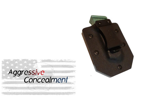 Aggressive Concealment SHCSMP Kydex Single Mag Pouch for Springfield Hellcat magazine