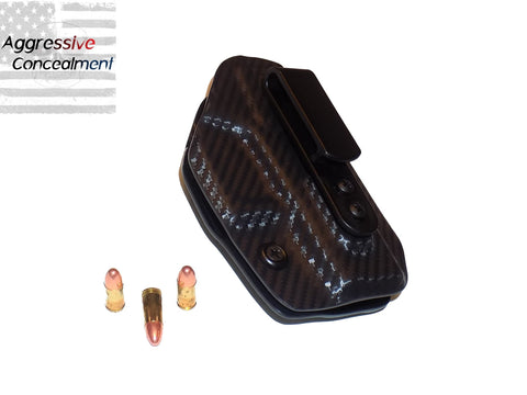 Aggressive Concealment DVG1RIWBLPT Tuckable IWB Kydex Holster SCCY DVG1 w/red dot