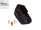 Aggressive Concealment Inside Tuckable IWB Kydex Holster Kahr CT380 with Armalaser TR19 TR19G laser