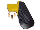 Aggressive Concealment outside the waistband paddle holster for Kel-Tec